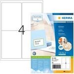 HERMA 4250 Versandetiketten, 100 Blatt, 99,1 x 139 mm, 4 pro A4 Bogen, 400 St&uuml;ck,