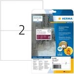 HERMA 4693 Wetterfeste Folienetiketten, 25 Blatt, 210 x 148 mm, 2 pro A4 Bogen, 50