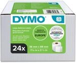 DYMO Original LabelWriter Adressetiketten (Gro&szlig;) | 36 mm x 89 mm | 24 Rollen mit je