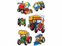 AVERY Zweckform 53144 Kinder Sticker Traktoren 18 Aufkleber