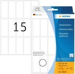 HERMA 10610 Vielzweck-Etiketten abl&ouml;sbar, 360 St&uuml;ck, 20 x 50 mm, 15 pro Bogen,