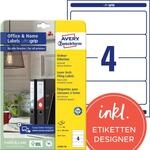 AVERY Zweckform L4761-10 Ordnerr&uuml;cken Etiketten (40 R&uuml;ckenschilder mit...