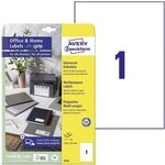 AVERY Zweckform 6125 Universal Etiketten (10 Klebeetiketten, 210x297 mm auf A4,