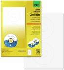 SIGEL LA526 CD-/DVD-Etiketten selbstklebend, bedruckbar, wei&szlig;, blickdicht, 100