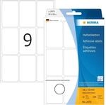 HERMA 2470 Vielzweck-Etiketten, 288 St&uuml;ck, 34 x 53 mm, 9 pro Bogen, selbstklebend,