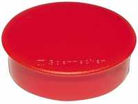 Magnet-Kreis 38mm rot Haftkraft 2.5kg Packung 10 Magnete (4887)
