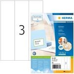 HERMA 4657 Universal Etiketten, 100 Blatt, 70 x 297 mm, 3 pro A4 Bogen, 300 St&uuml;ck,