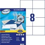 Europe100 Art. ELA023 Universal Etiketten (800 Klebeetiketten, 105x74mm auf A4,