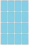 HERMA 2453 Vielzweck-Etiketten, 512 St&uuml;ck, 25 x 40 mm, 16 pro Bogen, selbstklebend,