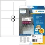 HERMA 8331 Wetterfeste Versandetiketten, 25 Blatt, 99,1 x 67,7 mm, 8 pro A4 Bogen,