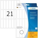HERMA 10606 Vielzweck-Etiketten abl&ouml;sbar, 504 St&uuml;ck, 13 x 50 mm, 21 pro Bogen,