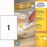AVERY Zweckform L4735REV-25 Universal Etiketten (25 plus 5 Klebeetiketten extra,