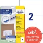 AVERY Zweckform 6176 Universal Etiketten (50 plus 10 Klebeetiketten extra, 210x148mm