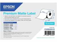 Epson Premium matte Label Continuous, 1 Roll, 76 mm x 35 m