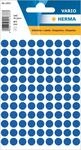 HERMA 1833 Punktaufkleber Klebepunkte blau, 540 St&uuml;ck, &Oslash; 8 mm, 108 pro Bogen,