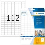 HERMA 10916 Power Etiketten, 25 Blatt, 25,4 x 16,9 mm, 112 pro A4 Bogen, 2800 St&uuml;ck,