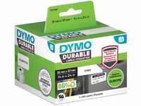 DYMO Original LabelWriter Hochleistungs-Etiketten | 57 mm x 32 mm | weißes