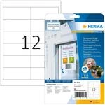 HERMA 4574 Wetterfeste Folienetiketten abl&ouml;sbar, 20 Blatt, 97 x 42,3 mm, 12 pro A4