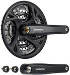 Shimano Acera FC-M371 Kurbelgarnitur ohne KS Vierkant 3x9 Kurbelarml&auml;nge 175...