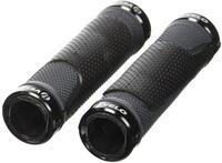 Velo D3-Alu-Schraubgriff, schwarz / grau, 130 mm