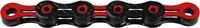 KMC Ketten X-10-SL DLC Limitiert 116-Glieder, Schwarz/Rot, 300887