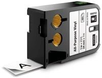 DYMO XTL Allzweck-Vinyletikett | 24 mm x 7 m | Schwarz auf Wei&szlig;