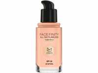 MAX FACTOR - Facefinity All Day Flawless Foundation - 3-in-1 Concealer, Liquid