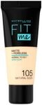 MAYBELLINE, Fit Me Matte Poreless Nr x 30 g, 105 Natural Ivory