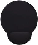 Manhattan 434362 Mauspads mit Handgelenkauflage schwarz (Schaumstoff)