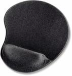 Hama Mauspad mit Handauflage, Ergonomisches Mousepad, Komfort Handgelenk-Auflage