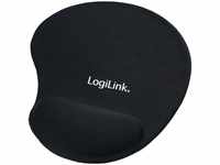 LogiLink ID0027 - Mauspad mit Silikon Gel Handauflage, schwarz