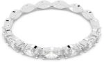Swarovski Matrix Vittore Marquise Ring, Weiss, Rhodiniert