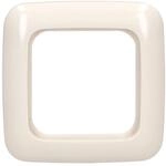 Busch-Jaeger 2511-212 1-Fach Rahmen (Duroplast) Cremewei&szlig; Busch-Duro 2000 SI