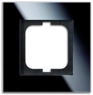 Busch-Jaeger 1721-825 Abdeckrahmen 1-fach Glas Schwarz Carat 2CKA001754A4322