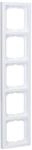 Busch-Jaeger 1725-184K Abdeckrahmen 5-fach Rahmen Studiowei&szlig; future&reg; linear