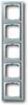 Busch-Jaeger 1725-866K Abdeckrahmen 5fach Rahmen edelstahl 1725-866K