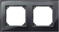 Schneider Electric Merten M-Plan-Echtglasrahmen, 2-fach, 489203 | IP20,...