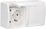 Busch-Jaeger 20/2 EW-54 SCHUKO&reg; Steckdose 2-fach (Thermoplast) Alpinwei&szlig;...