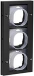 Gira 021367 Abdeckrahmen 3-Fach Gira TX_44 (WG UP), anthrazit