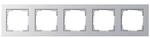Gira 021525 Abdeckrahmen 5-fach Gira E2, alu