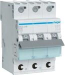 Hager MCS316 Leitungsschutzschalter 3phasig 16A 230 V, 400V, Kunststoff, grau