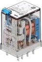 Finder Serie 55 &ndash; RELE Industrial 12 VDC Taster + Indikator 2 Kontakte 10 A