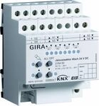 Gira 215400 Jalousieaktor 4-Fach 24V DC KNX Einfl&auml;chenbedienung REG