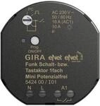 Gira 542400 Funk Schalt Tastaktor Mini 1-Fach Pot frei eNet