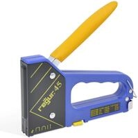 REGUR 45 Handtacker - 4-in-1 Multifunktions-Tacker verarbeitet Feindraht-Klammern,