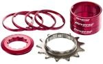 Reverse Single Speed Umbau Kit 13 Z&auml;hne rot