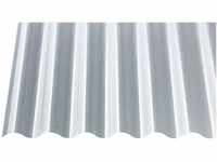 Acryl Wellplatten Profilplatten Sinus 76/18 C-Struktur klar 3 mm (3500 x 1045 x...