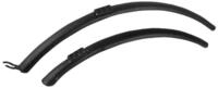 Hebie Steckschutzblech Garnitur, schwarz, 28", 0760 NE