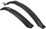 Fischer Erwachsene Spritzschutz Spritzschutz-Set 24-26", schwarz, 24-26", 85965