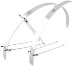 Contec Schutzblechset Flat Fender 28", 42 mm breit, silver